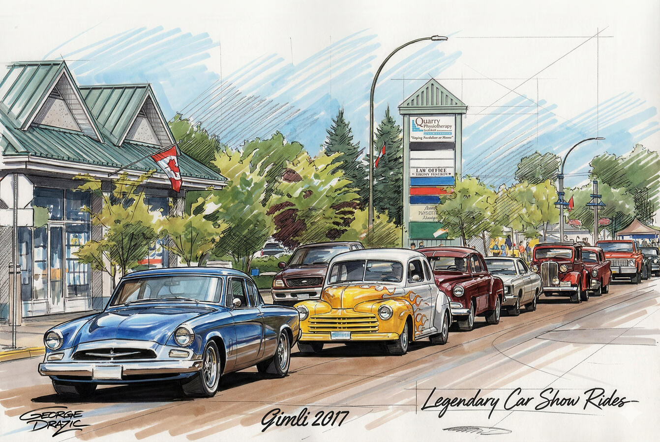 Car Show Event Art
