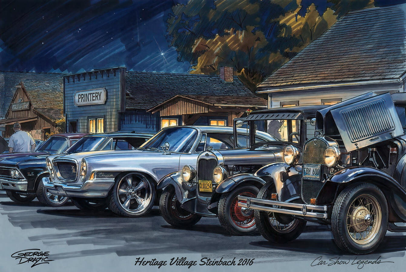 Daytime photo to Night artwork