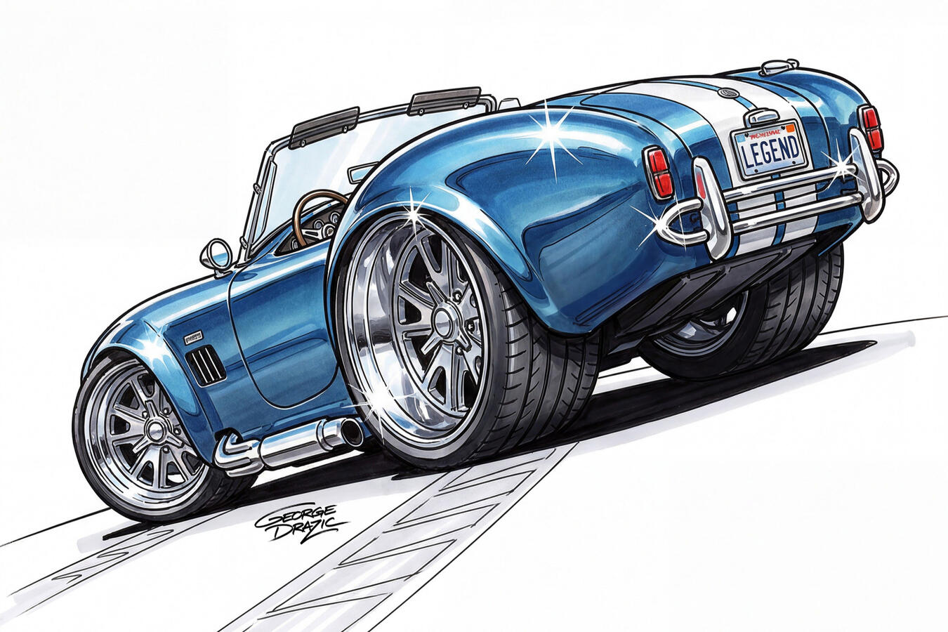 Digital hand drawn technique